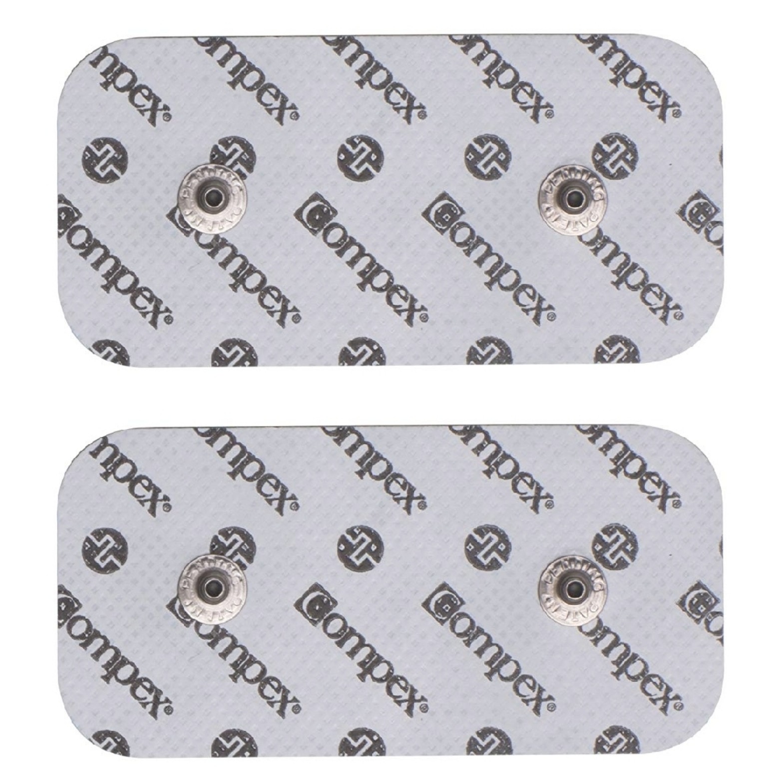 COMPEX Pack 10 Electrodos auto adheribles 2¨x5¨ Easy Snap – JP Medic